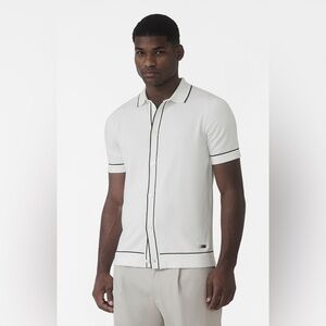 Men's White Short Sleeve Shirt